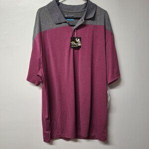PGA‎ Tour Polo Shirt Collared Short Sleeve Golf Country Club Athletic Mens 2X